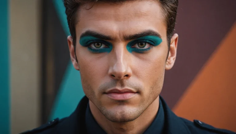 maquillage yeux homme