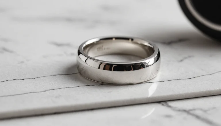 bague argent mariage